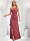 Maggie A-line One Shoulder Floor-Length Chiffon Bridesmaid Dress With Ruffle DKP0025824