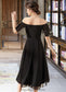 Moriah A-Line Off-the-Shoulder Asymmetrical Chiffon Bridesmaid Dress With Cascading Ruffles DKP0013224