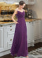 Avah A-Line V-neck Floor-Length Bridesmaid Dress With Pockets DKP0013263