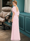 Tina A-Line Scoop Neck Floor-Length Chiffon Bridesmaid Dress With Cascading Ruffles DKP0013269