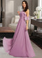 Miracle A-Line Scoop Neck Floor-Length Bridesmaid Dress With Pockets DKP0013287