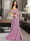 Miracle A-Line Scoop Neck Floor-Length Bridesmaid Dress With Pockets DKP0013287