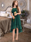 Elva A-Line Scoop Neck Asymmetrical Chiffon Junior Bridesmaid Dress With Cascading Ruffles DKP0013395