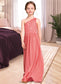 Jeanie A-Line One-Shoulder Floor-Length Chiffon Lace Junior Bridesmaid Dress DKP0013500