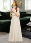 Kaitlynn A-Line Scoop Neck Floor-Length Chiffon Junior Bridesmaid Dress DKP0013503