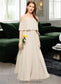 Kaitlynn A-Line Scoop Neck Floor-Length Chiffon Junior Bridesmaid Dress DKP0013503