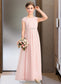 Hazel A-Line Scoop Neck Floor-Length Chiffon Junior Bridesmaid Dress With Beading Sequins DKP0013507