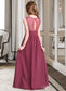 Lucinda A-Line Sweetheart Floor-Length Chiffon Junior Bridesmaid Dress With Ruffle DKP0013568