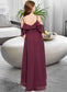 Kara A-Line Off-the-Shoulder Asymmetrical Chiffon Junior Bridesmaid Dress With Cascading Ruffles DKP0013636