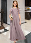 Sherlyn A-Line Scoop Neck Floor-Length Chiffon Junior Bridesmaid Dress With Cascading Ruffles DKP0013649