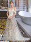 Angelica Ball-Gown/Princess Sweetheart Sweep Train Tulle Wedding Dress DKP0013685