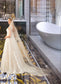 Angelica Ball-Gown/Princess Sweetheart Sweep Train Tulle Wedding Dress DKP0013685