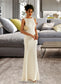 Hilda Trumpet/Mermaid Scoop Neck Floor-Length Wedding Dress DKP0013727