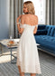 Setlla A-Line Asymmetrical Chiffon Lace Wedding Dress With Beading Sequins DKP0013764