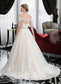 Alejandra Ball-Gown/Princess Court Train Tulle Wedding Dress With Beading Sequins DKP0013770