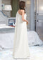 Kaila Sheath/Column One-Shoulder Floor-Length Stretch Crepe Wedding Dress DKP0013801