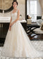 Mckayla Ball-Gown/Princess Sweetheart Court Train Tulle Wedding Dress With Beading Sequins DKP0013813