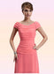 Addisyn A-Line Scoop Neck Floor-Length Chiffon Mother of the Bride Dress With Ruffle Beading DK126P0014872