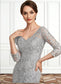 Tabitha Sheath/Column V-neck Knee-Length Lace Mother of the Bride Dress DK126P0014931