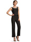 Anabelle Jumpsuit/Pantsuit Scoop Neck Ankle-Length Chiffon Mother of the Bride Dress With Beading Sequins DK126P0014932