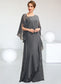 Daphne Sheath/Column One-Shoulder Floor-Length Chiffon Mother of the Bride Dress DK126P0014995