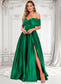 Yesenia Ball-Gown/Princess Off the Shoulder Floor-Length Satin Prom Dresses DKP0025871