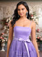 Kiara Ball-Gown/Princess Straight Short Tulle Homecoming Dress With Bow DKP0025717