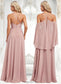 Harley A-line Halter Floor-Length Chiffon Bridesmaid Dress DKP0025821