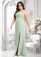 Alexia Trumpet/Mermaid Square Floor-Length Chiffon Bridesmaid Dress DKP0025808