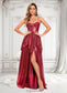 Trinity A-line Sweetheart Floor-Length Sequin Prom Dresses DKP0025868