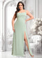 Alexia Trumpet/Mermaid Square Floor-Length Chiffon Bridesmaid Dress DKP0025808