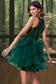 Rosemary Ball-Gown/Princess Scoop Short/Mini Lace Tulle Homecoming Dress With Sequins DKP0020537