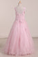 Flower Girl Dresses Tulle Straps With Beads And Applique Floor Length