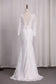 2024 V Neck Long Sleeves Lace Mermaid Wedding Dresses Open Back Sweep Train