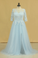 Mother Of The Bride Dresses A Line Bateau Tulle With Applique And Sash Sweep Train Plus Size Light Sky Blue