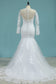 2024 Mermaid New Arrival Scoop Wedding Dresses Tulle With Applique