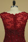 Chic Mother Of The Bride Dress Scoop Sheath Burgundy