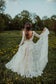 Charming Long Sleeves Lace V Neck Bohemian Backless Beach Wedding SRS15628