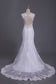 2024 Straps Wedding Dresses Mermaid/Trumpet With Applique Tulle Court Train Open Back