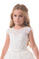 Scoop A Line Tulle With Applique And Sash Sweep Train Flower Girl Dresses