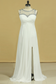 Plus Size Scoop A Line Prom Dresses Chiffon With Beads And Ruffles Floor Length