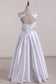 New Arrival Scoop With Beading Satin Flower Girl Dresses