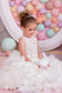 Flower Girl Dresses A Line Chiffon & Lace With Sash Lace Up