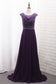 Chiffon Mother Of The Bride Dresses Scoop A Line With Beads Bodice Sweep Train