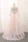 2024 Ball Gown Scoop Long Sleeves Flower Girl Dresses Tulle With Aplique