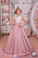 Two-Piece Scoop Chiffon & Lace A Line Flower Girl Dresses Sweep Train