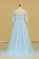 Mother Of The Bride Dresses A Line Bateau Tulle With Applique And Sash Sweep Train Plus Size Light Sky Blue