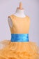 Flower Girl Dresses Ball Gown Scoop Floor Length Organza