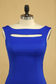 2024 Plus Size Prom Dresses Square Neckline Sweep Train With Bow-Knot Dark Royal Blue