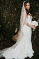 Sheath Sweetheart Sleeveless With Ruffles Satin Wedding Dresses, Beach Bridal Dresses SRS15374